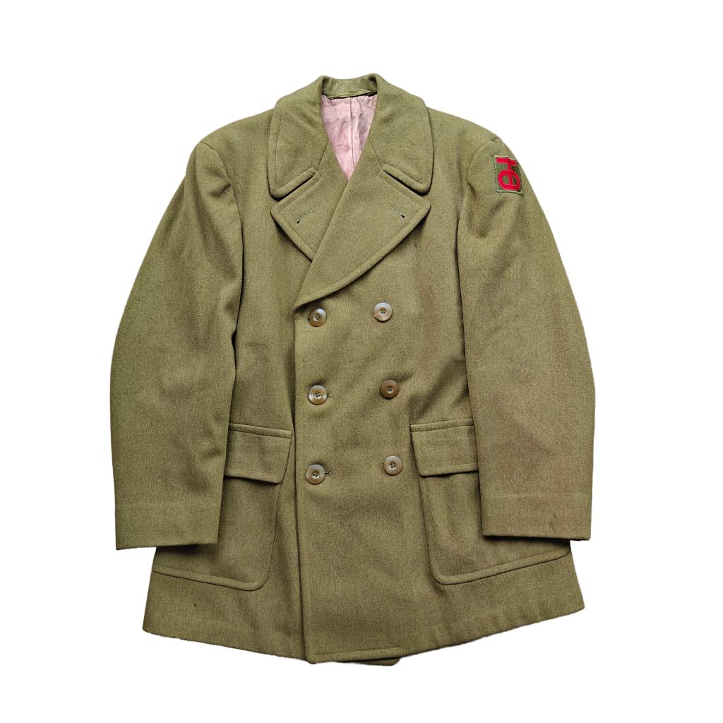 WWII US Officers Overcoat 90th Infantry Division, Ophalen, Amerika, Embleem of Badge
