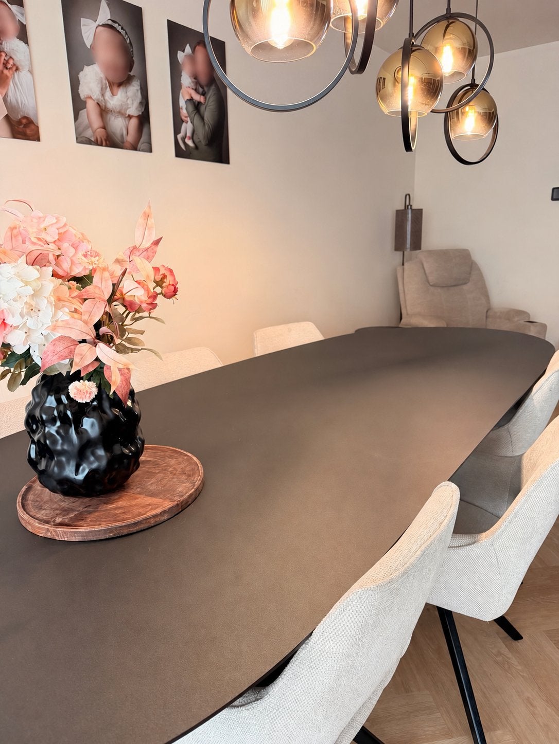 Luxe en Moderne Fenix eettafel (280 cm) voor 6-10 personen, Ophalen, 200 cm of meer, Zo goed als nieuw, Vijf personen of meer