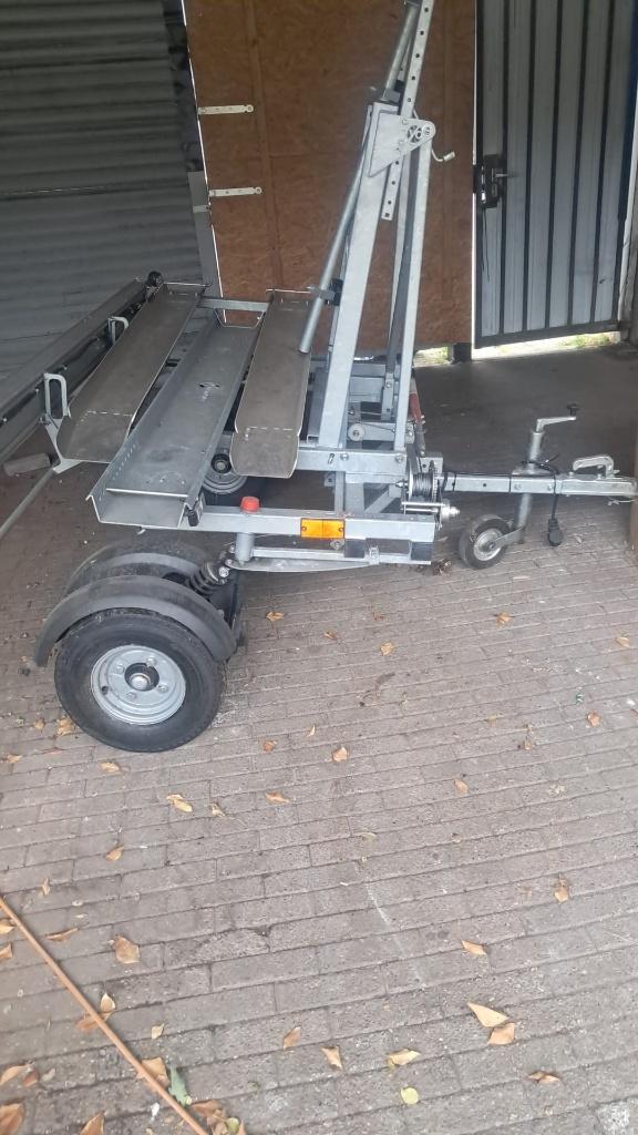 Aanhangwagen voor motor, Auto diversen, Ophalen, Zo goed als nieuw