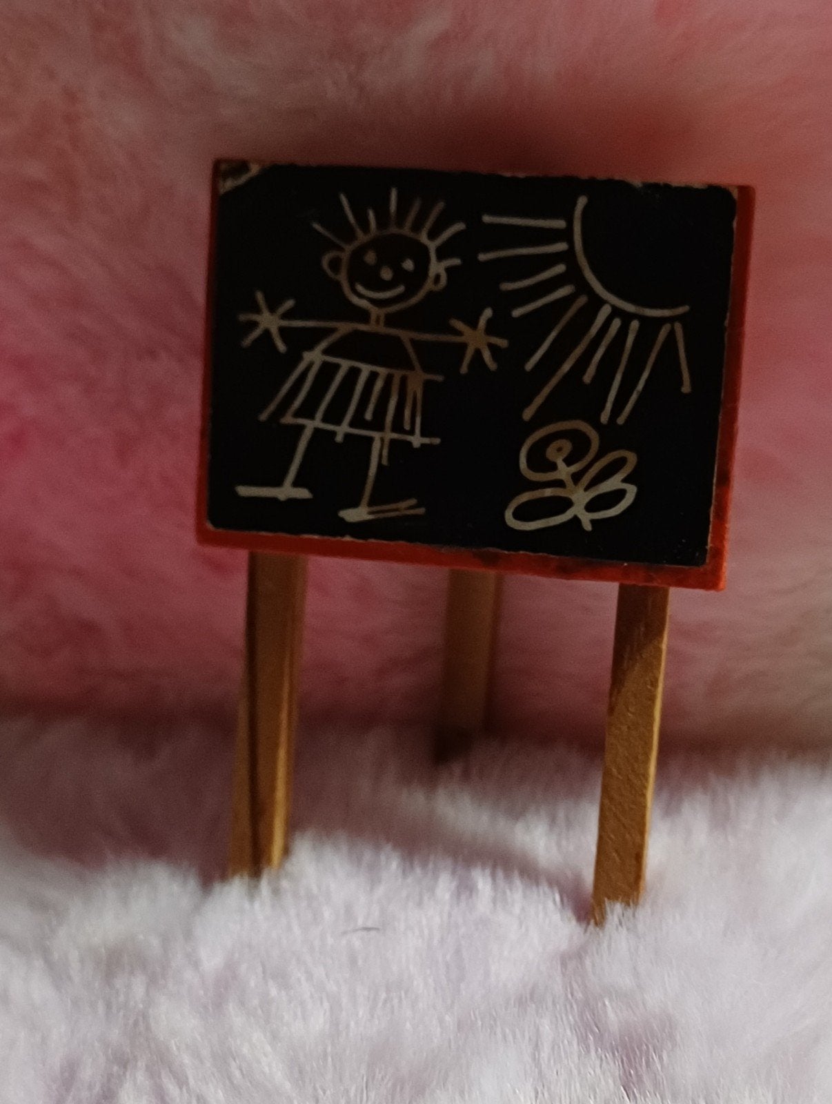 Poppenhuis lundby schoolbord, Ophalen of Verzenden, Gebruikt, Poppenhuis