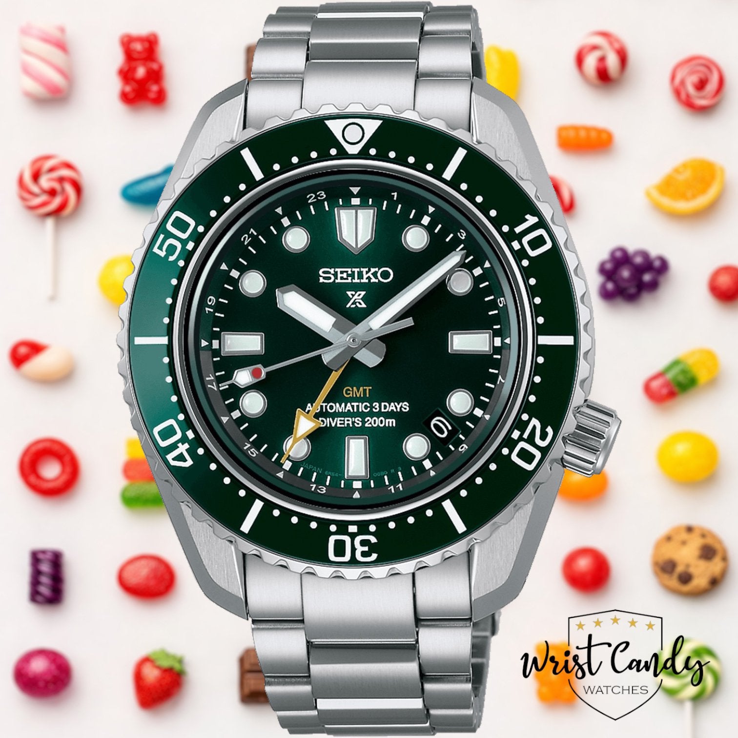 Seiko Prospex 1968 GMT Diver • 2023 • zeer goede staat, Info@wristcandy.nl, Gebruikt, Staal, Polshorloge