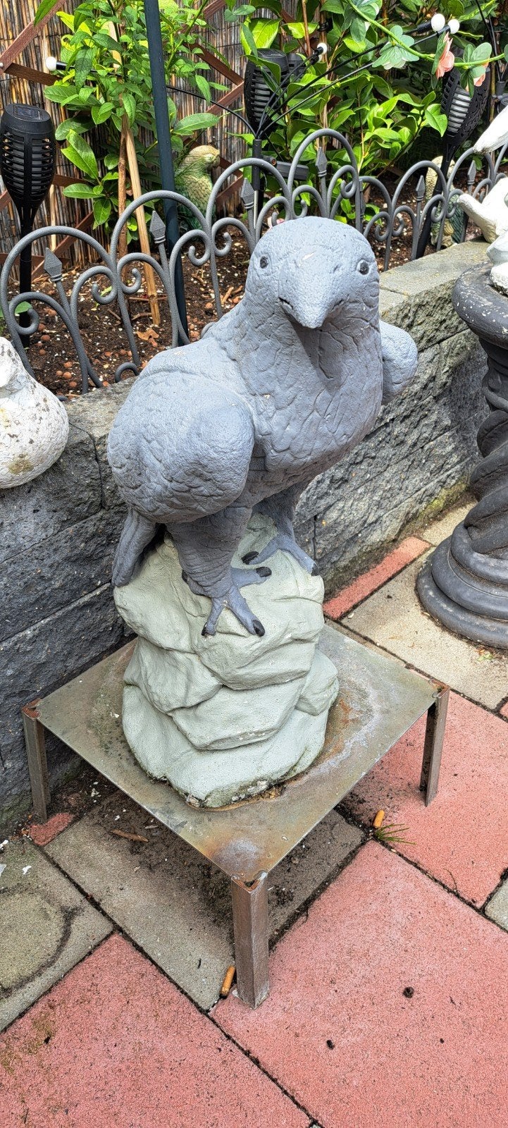 6 Vogel beelden in goede staat, Ophalen of Verzenden, Gebruikt, Dierenbeeld