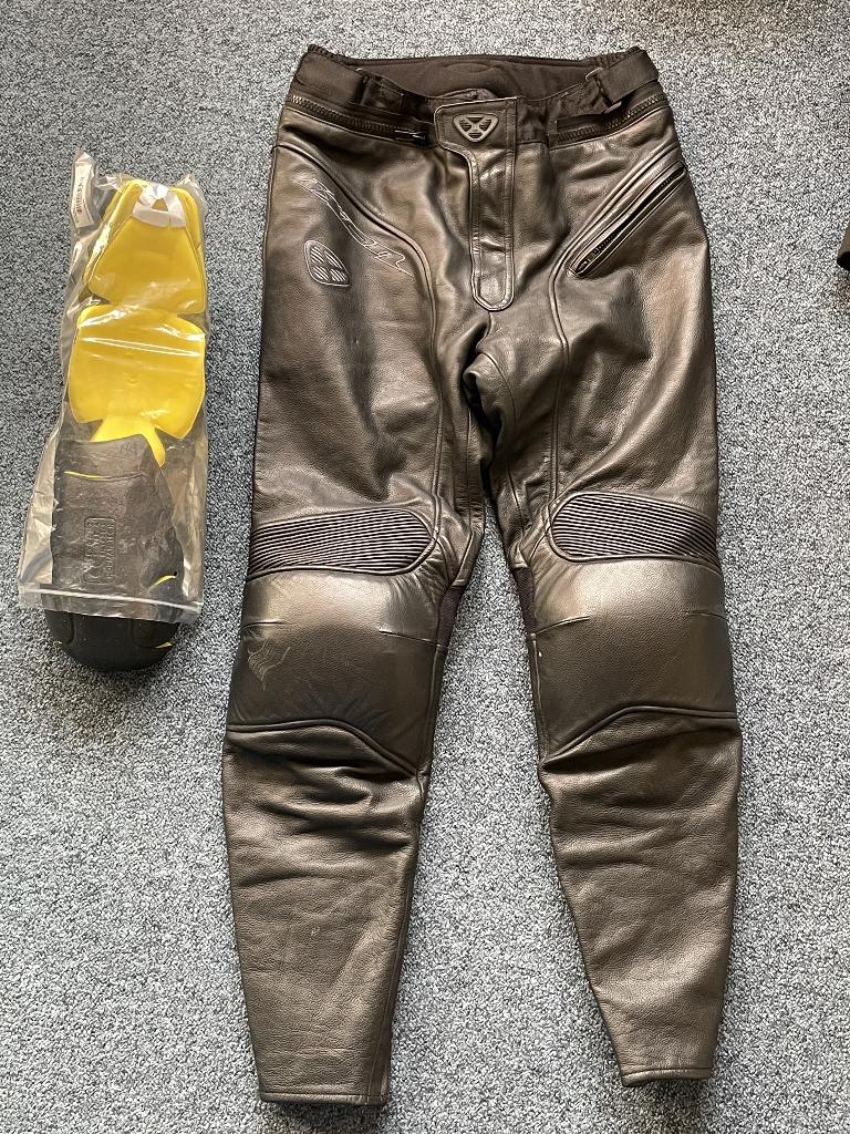 IceMen Leren motorbroek Maat L, Ophalen of Verzenden, Tweedehands, Broek | leer, Overige merken