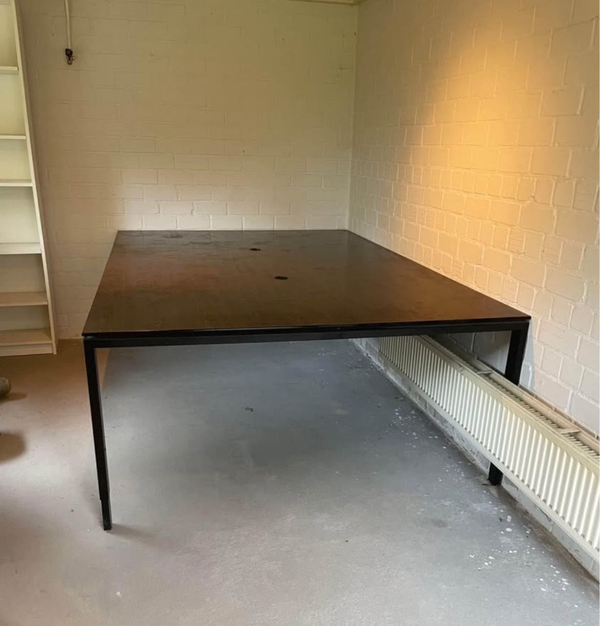 Grote tafel 1.60 x 2.40, Huis en Inrichting, Tafels | Eettafels, Ophalen, Gebruikt, 150 tot 200 cm, 200 cm of meer