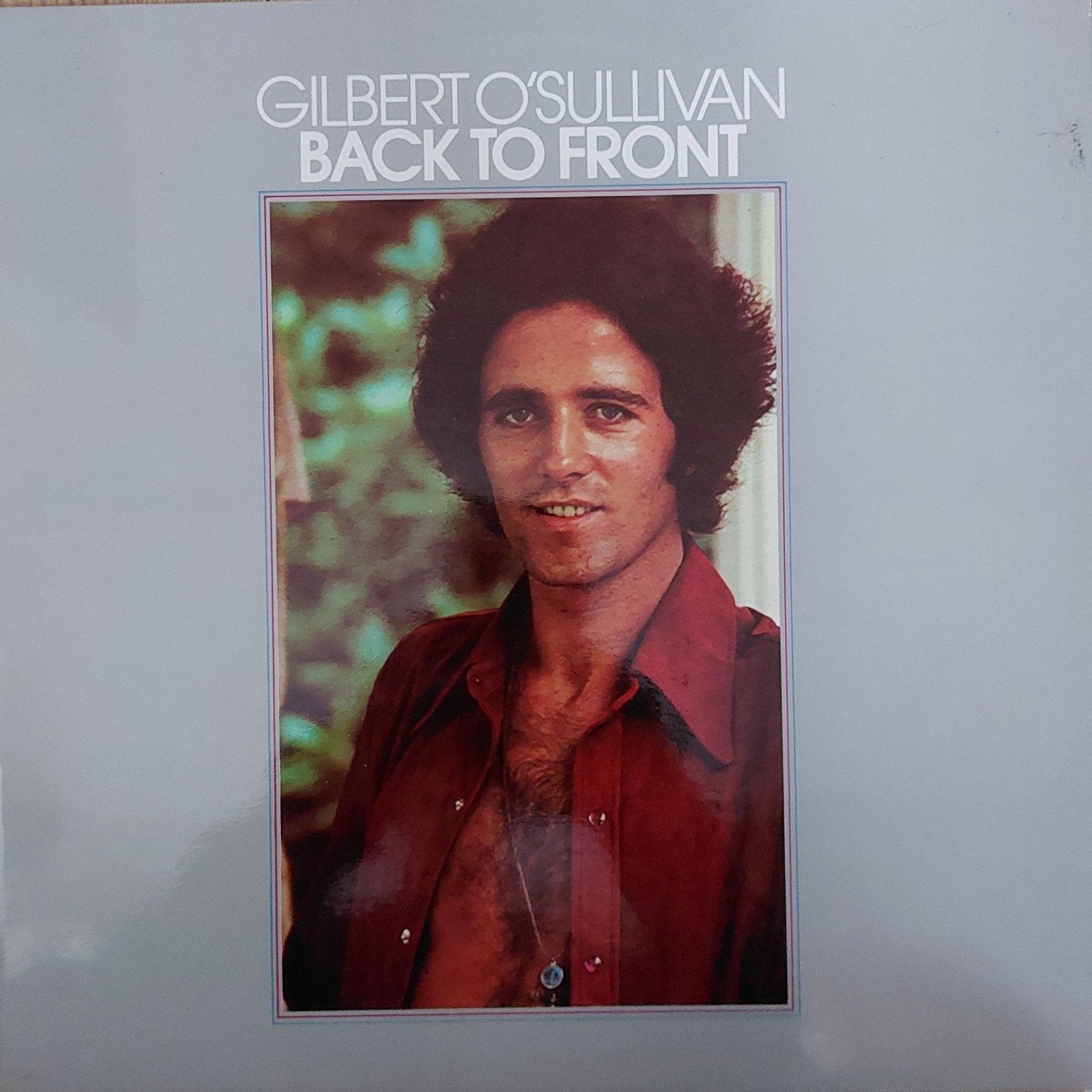 LP Gilbert O'Sullivan - Back to front, Ophalen of Verzenden, 12 inch, LP