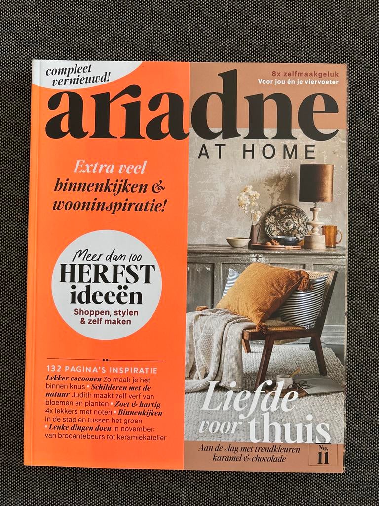 Ariadne at Home - November editie (No. 11), Boeken, Tijdschriften en Kranten, Verzenden, Nieuw, Overige typen