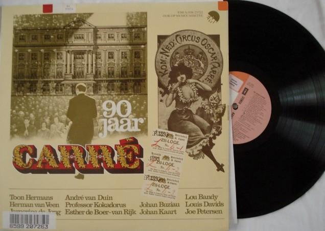 90 jaar Carré, Ophalen of Verzenden, Gebruikt, 12 inch, Overige genres