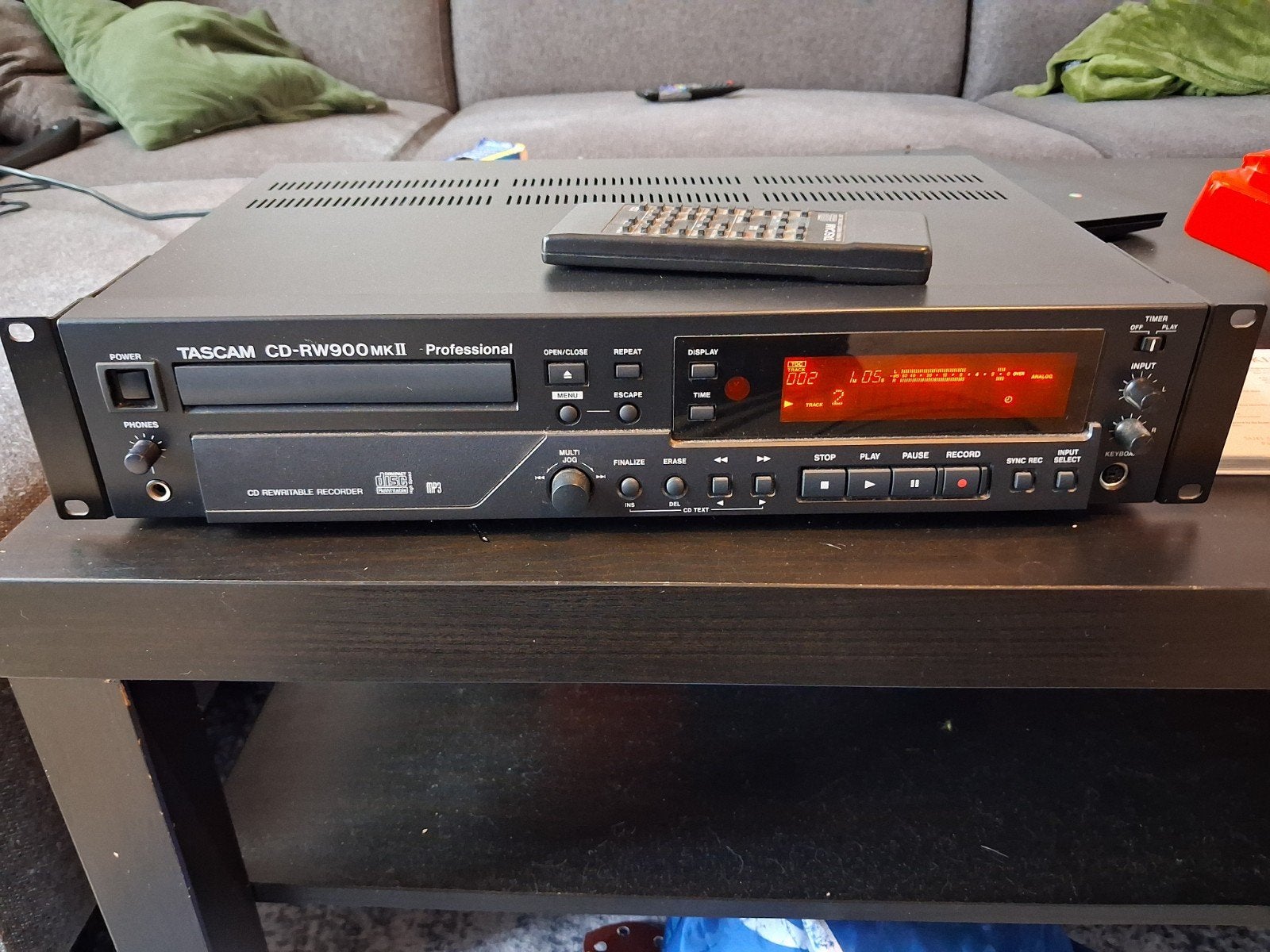 Tascam CD-RW900MKII Professionele CD-recorder, Ophalen of Verzenden, Zo goed als nieuw, Overige merken
