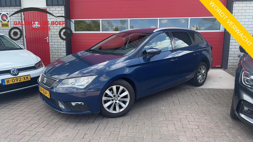 SEAT Leon ST 1.0 EcoTSI Style Business Intense CARPLAY / KEY, Stof, Gebruikt, Origineel Nederlands, Handgeschakeld