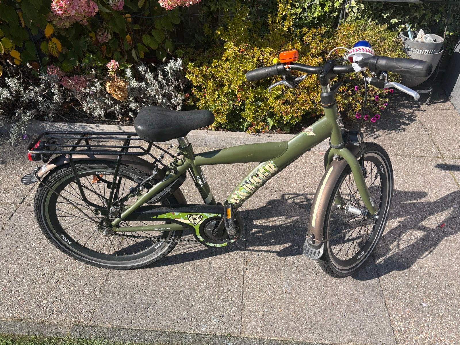 Alpina Yabber 20 inch kinderfiets, Fietsen en Brommers, Ophalen, Gebruikt, Terugtraprem, 20 inch of meer