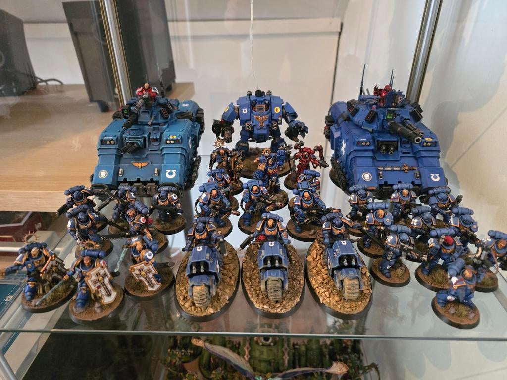 Warhammer 40K Ultramarines Leger - 1600+ punten, Gebruikt, Figuurtje(s), Ophalen of Verzenden, Warhammer 40000