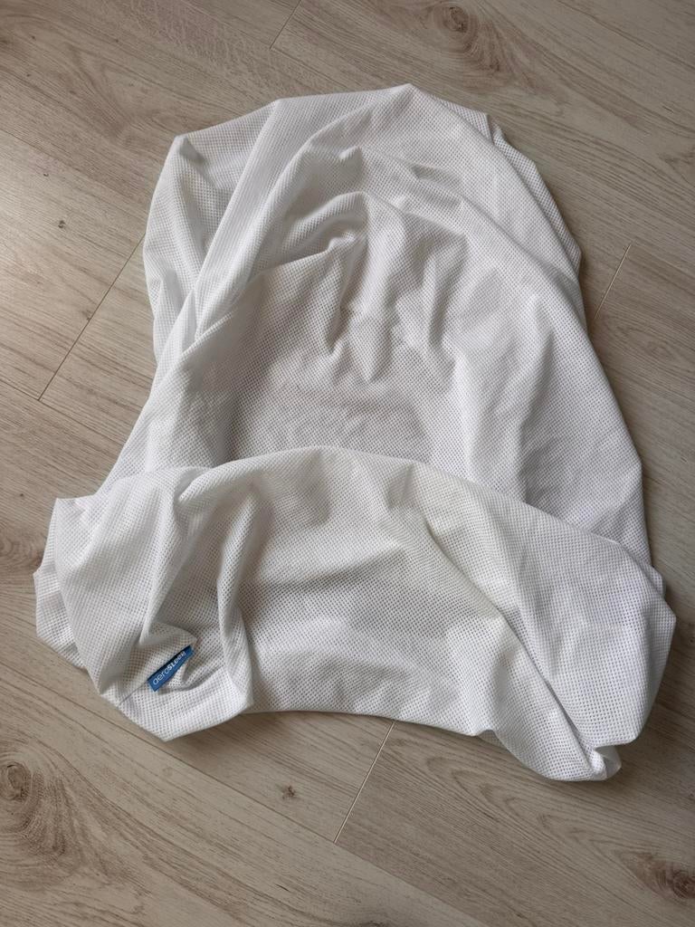 Nieuwe witte aerosleep hoeslaken 60x120 cm, Ophalen of Verzenden, Nieuw, Ledikant