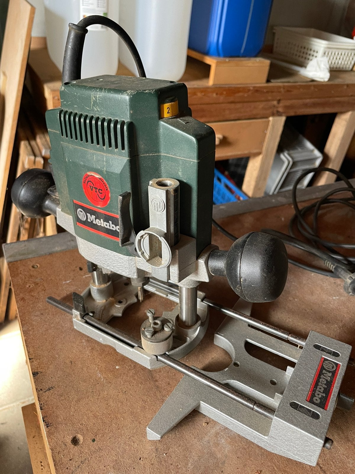 Metabo bovenfrees, Ophalen, Zo goed als nieuw, Elektrisch, Bovenfrees