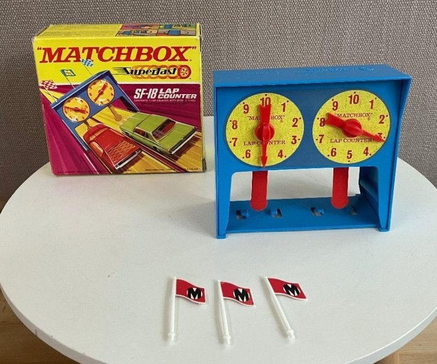 Matchbox Lap Counter SF-18, Ophalen of Verzenden, Zo goed als nieuw, Auto