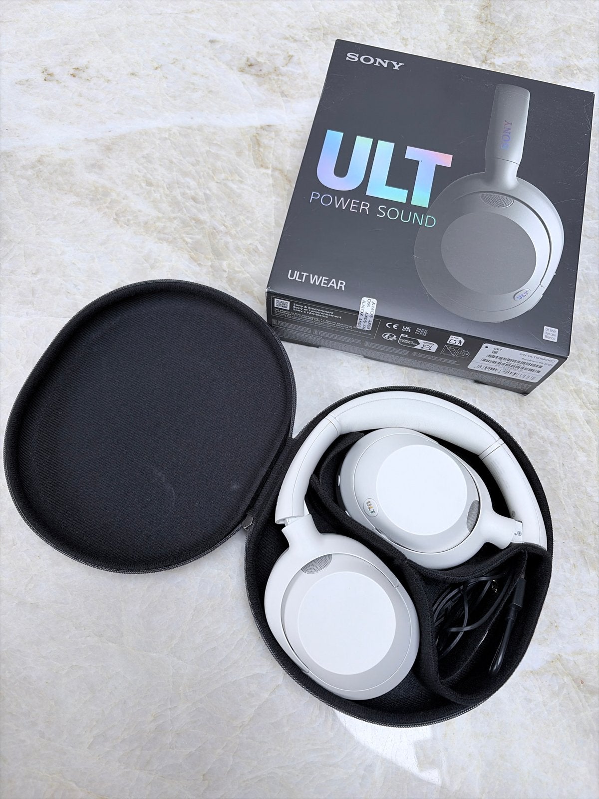 Sony ULT Wear Draadloze Over-ear Koptelefoon Wit, Audio, Tv en Foto, Koptelefoons, Bluetooth, Ophalen of Verzenden, Zo goed als nieuw