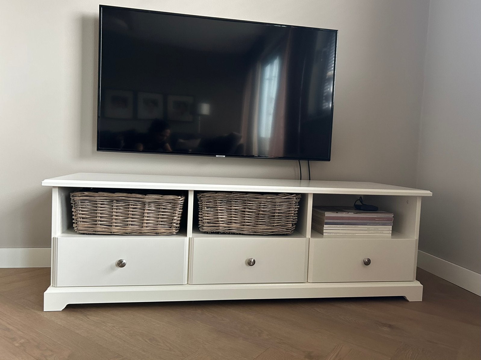 Televisiemeubel landelijk, 100 tot 150 cm, Ophalen of Verzenden, Minder dan 100 cm, 25 tot 50 cm
