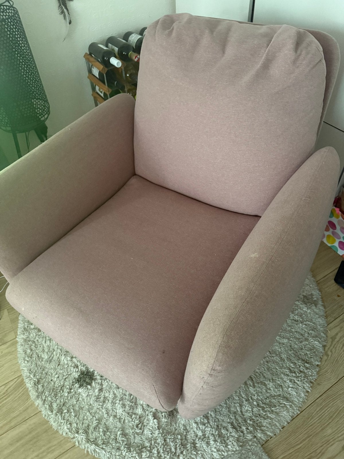 Leuke fauteuil van IKEA met lig functie (3standen), Ophalen, Zo goed als nieuw, Stof, 75 tot 100 cm