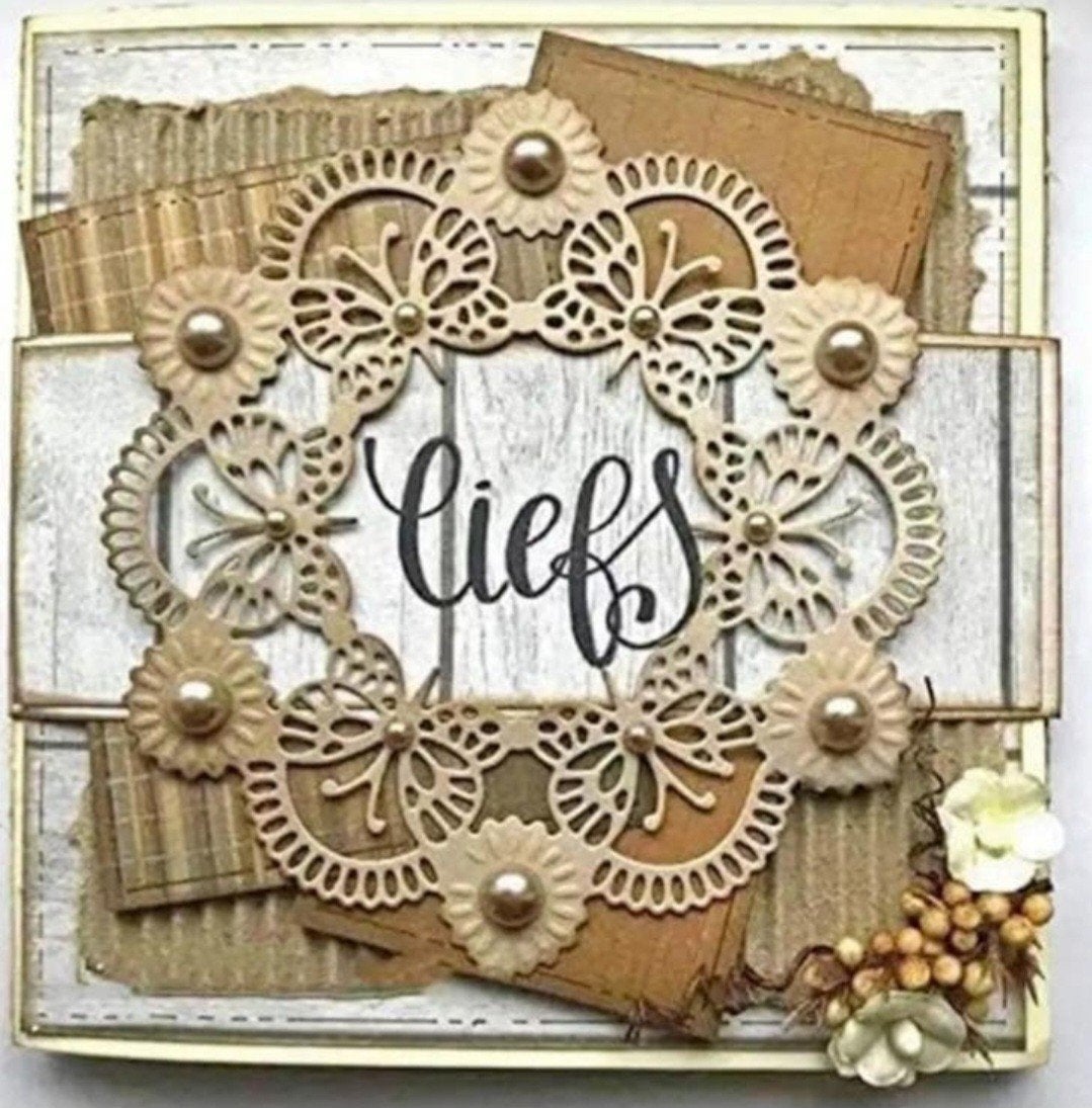 Nieuw snijmal motiefframe   vlinder, Hobby en Vrije tijd, Kaarten | Zelf maken, Ophalen of Verzenden, Nieuw, Overige thema's, Pons of Mal