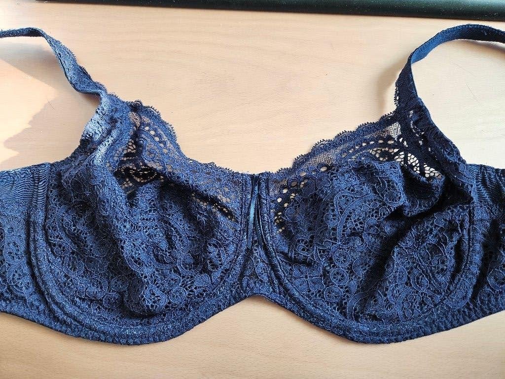 Donkerblauwe Kanten BH Prima Donna - 85F F, Prima Donna, Ophalen of Verzenden, Blauw, BH