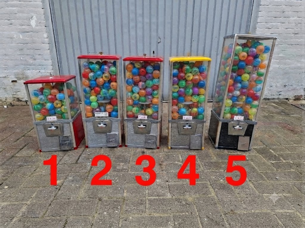 2€ 50mm capsules ballen automaat, Ophalen of Verzenden, Gebruikt