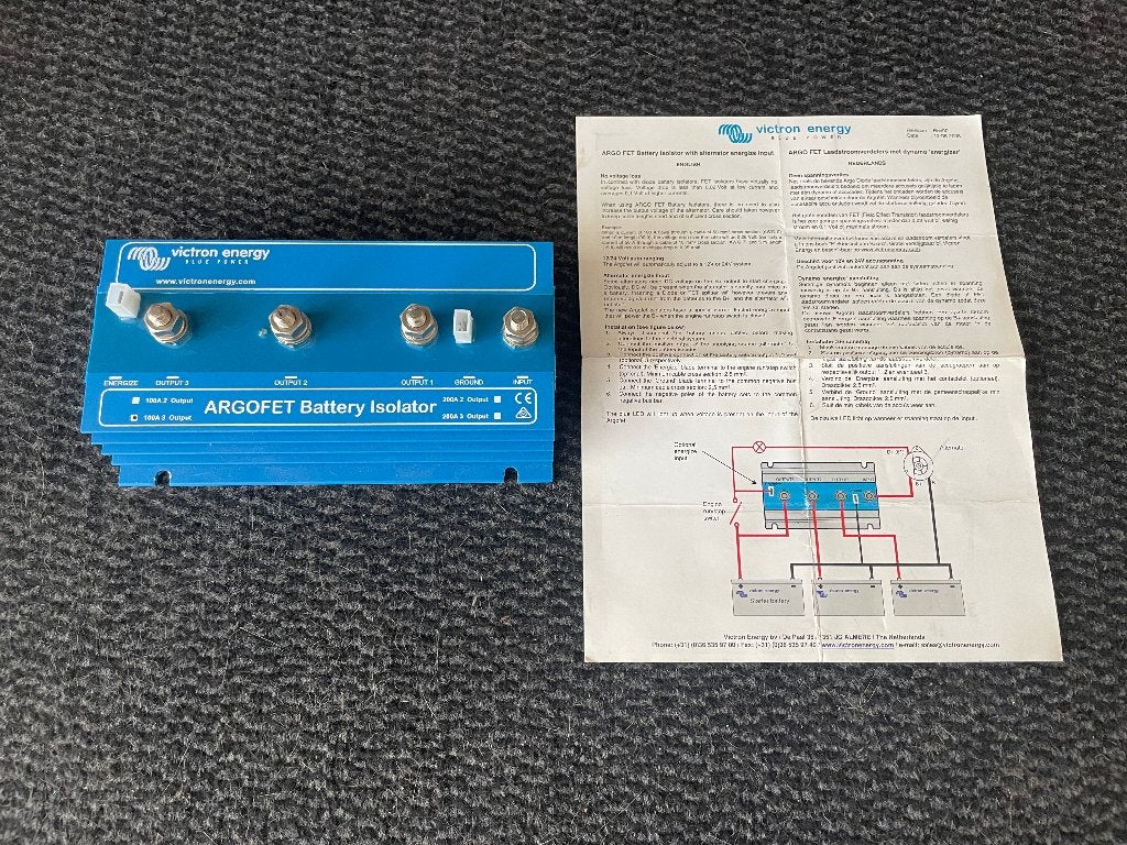 Victron Argofet laadstroom verdeler mosfet 100amp 3 in1, Ophalen, Zo goed als nieuw, Motor en Techniek, Zeilboot of Motorboot