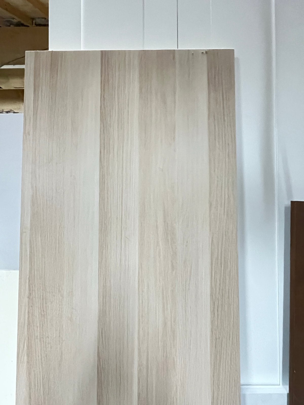 Tafelblad Ikea Lagkapten licht berken look, Ophalen, 100 tot 150 cm, 50 tot 100 cm, Zo goed als nieuw