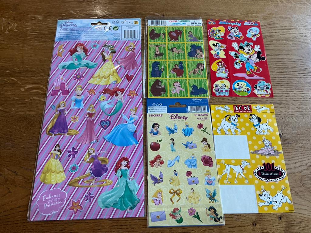 Disney Stickers, Ophalen of Verzenden, Zo goed als nieuw, Meerdere stickers