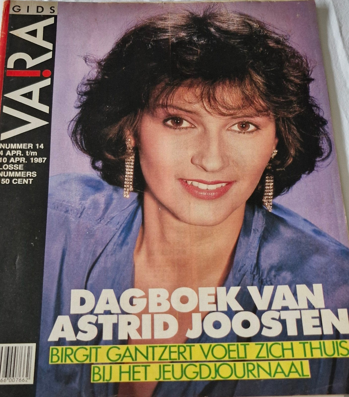 VARA Gids 1987 - A Joosten, André Hazes, police-g glitter, Boeken, Ophalen of Verzenden, Gelezen, Overige typen