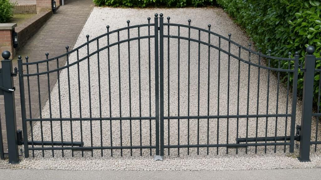 Draaipoort Inrijpoort Sierpoort Tuinpoort, Ophalen, 100 tot 150 cm, Zo goed als nieuw, IJzer