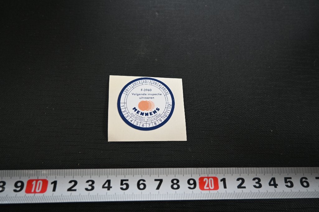 sticker  Terneuzen Mennens  F-3960 volgens inspctie *, Ophalen of Verzenden, Zo goed als nieuw