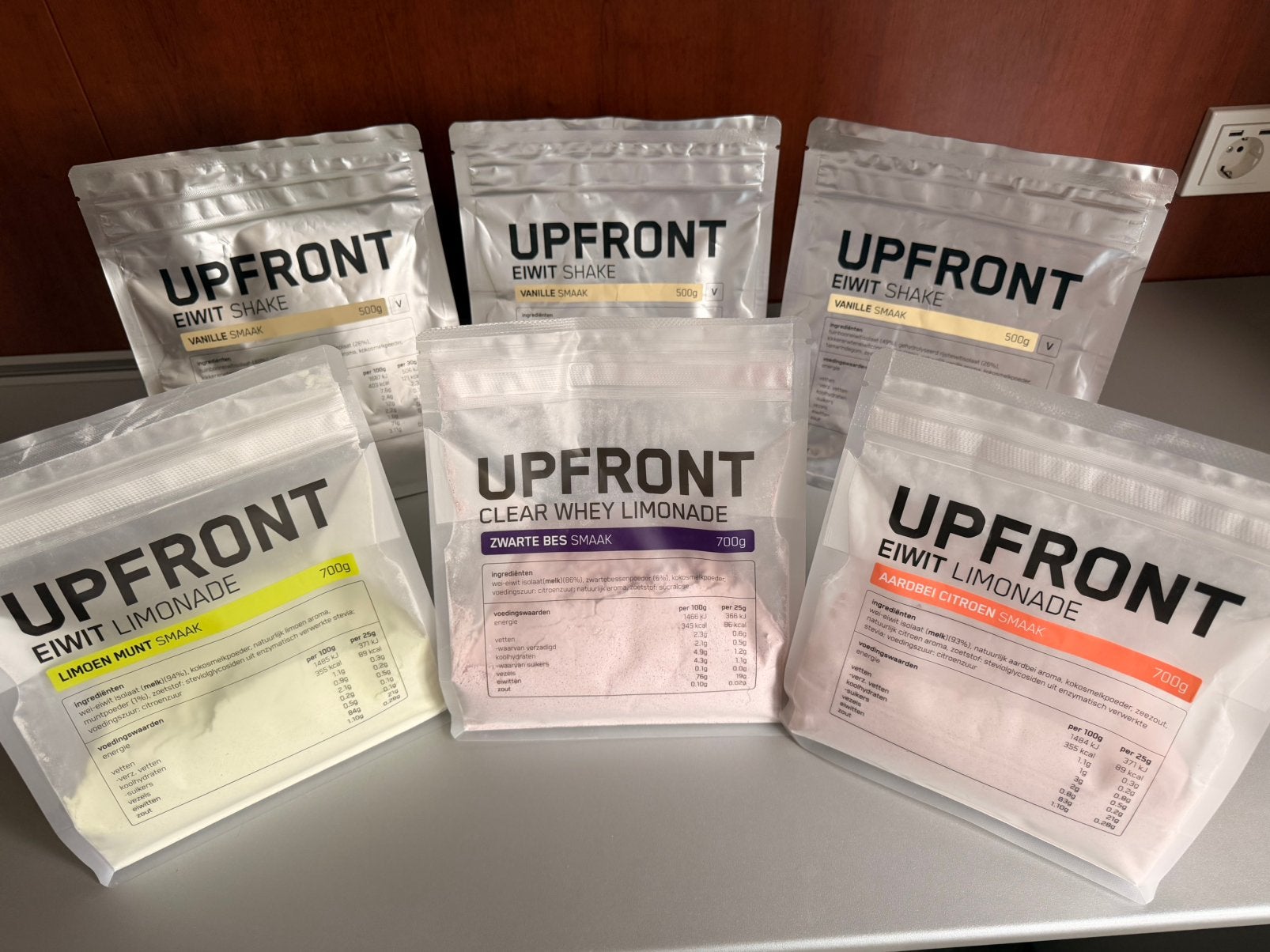 Upfront 6x Eiwit shake/limonade, Ophalen of Verzenden, Nieuw, Poeder of Drank