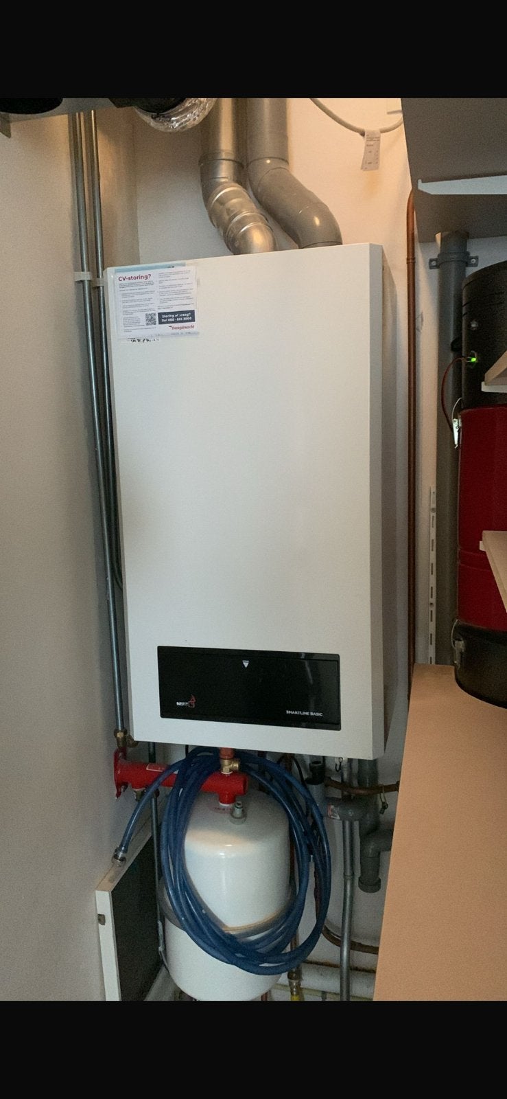 Nefit smartline basic, Ophalen, Geiser, Zo goed als nieuw, Minder dan 20 liter