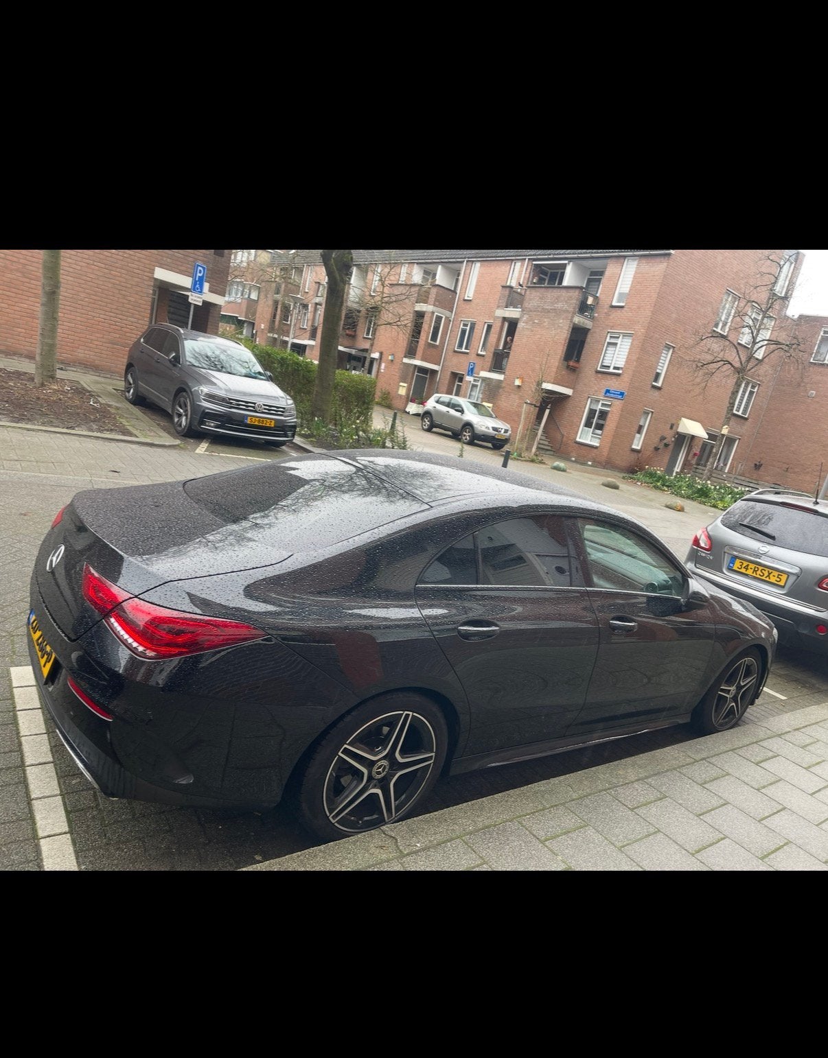 Mercedes-Benz CLA 180 136pk 7G-DCT 2019 Zwart, Auto's, CLA, 136 pk, 4 cilinders, Leder en Stof
