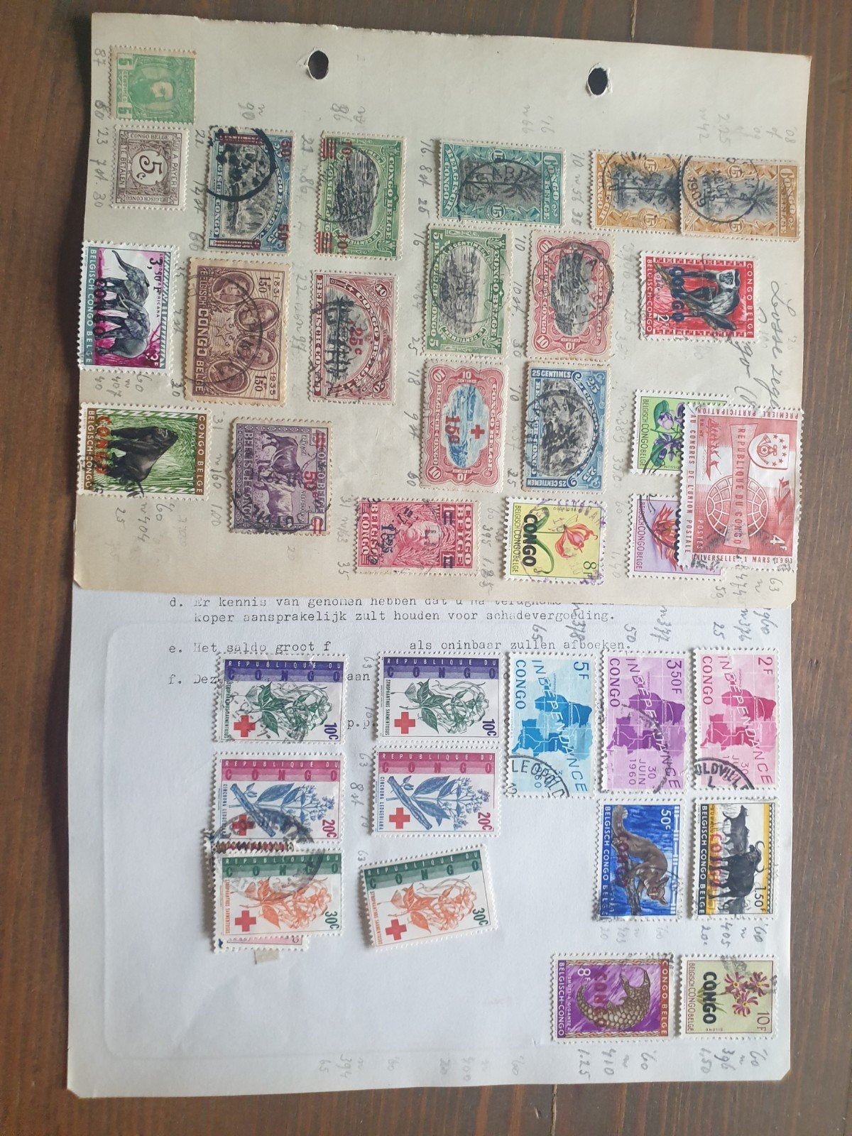 Belgisch Congo oude verzameling postzegels uitzoeker, Postzegels en Munten, Ophalen of Verzenden