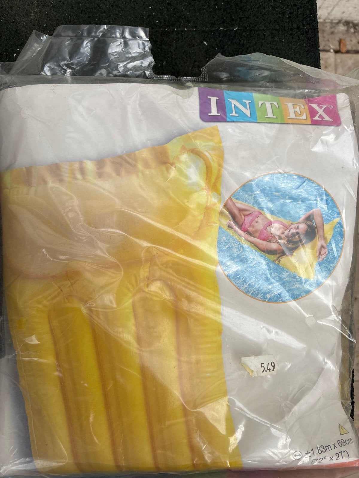 Intex Gele Luchtbed - Nieuw in Verpakking, Ophalen, Nieuw