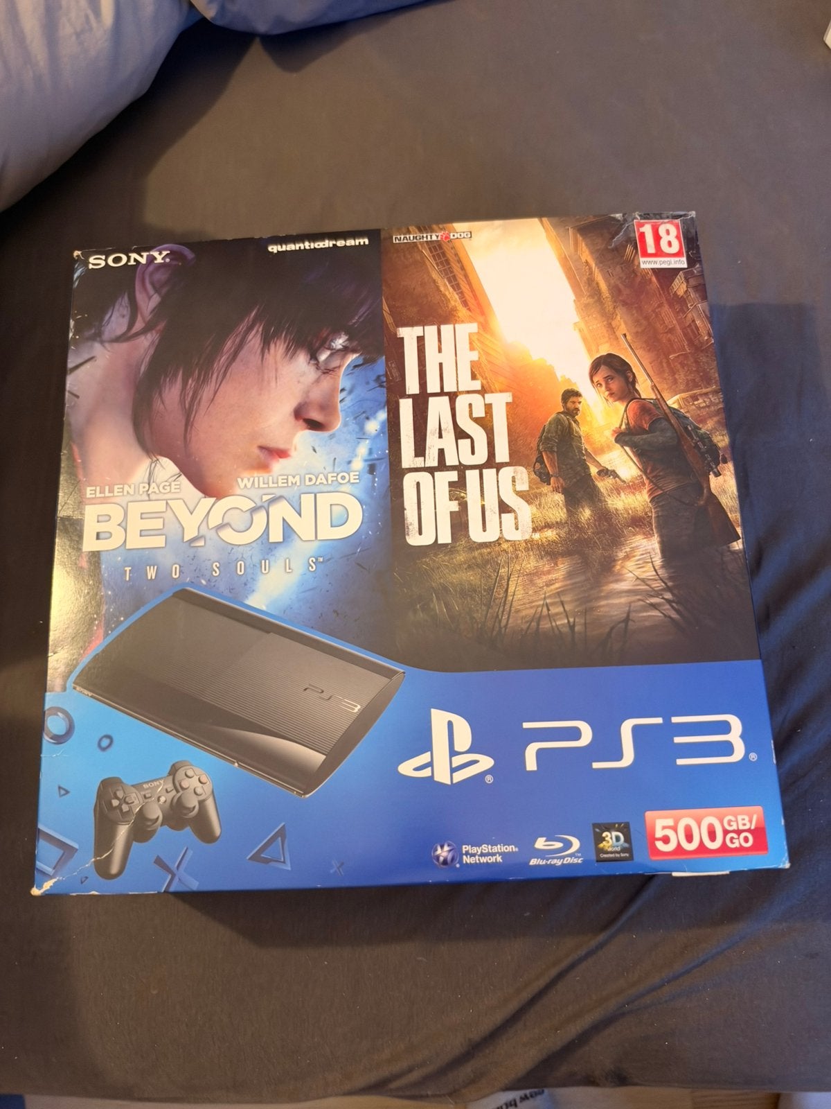 Playstation 3 met toebehoren, Ophalen of Verzenden, Gebruikt, Met 2 controllers, Original