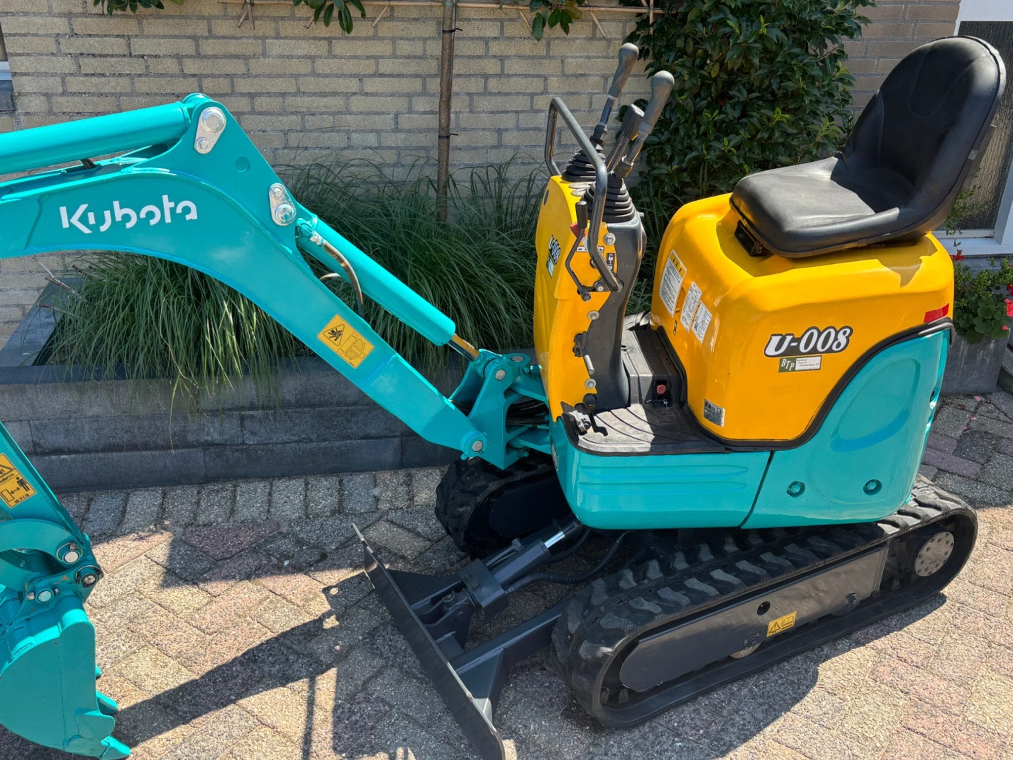 Kubota u-800 gebruikte minigraver u800 graafmachine, Graafmachine