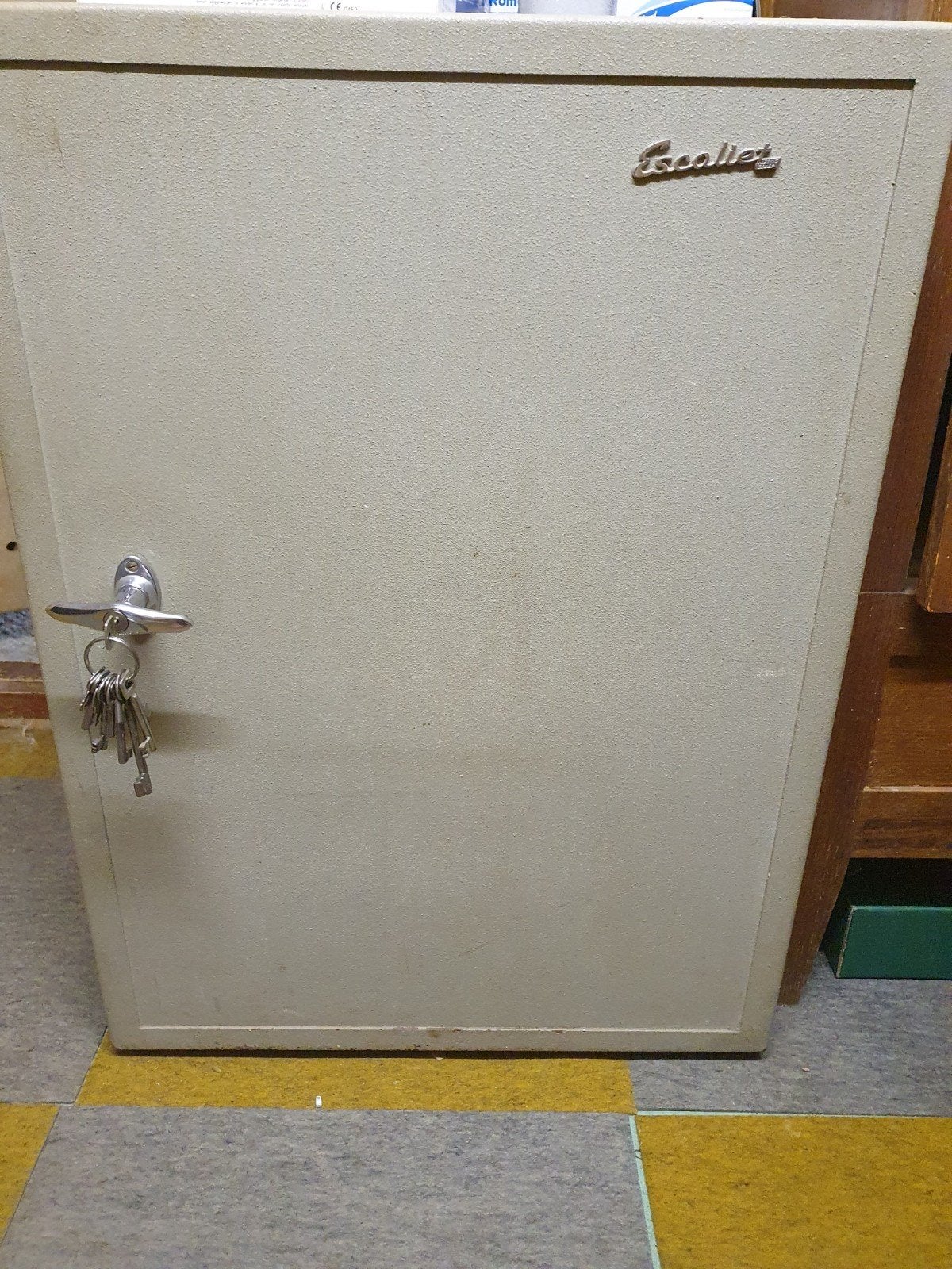 Vintage Escalier Brandkast met Sleutels, Ophalen of Verzenden, Gebruikt, Vintage