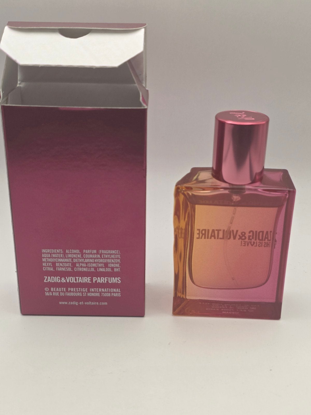 Zadig & Voltaire This Is Love Femme EDP 30ML, Ophalen of Verzenden, Zo goed als nieuw