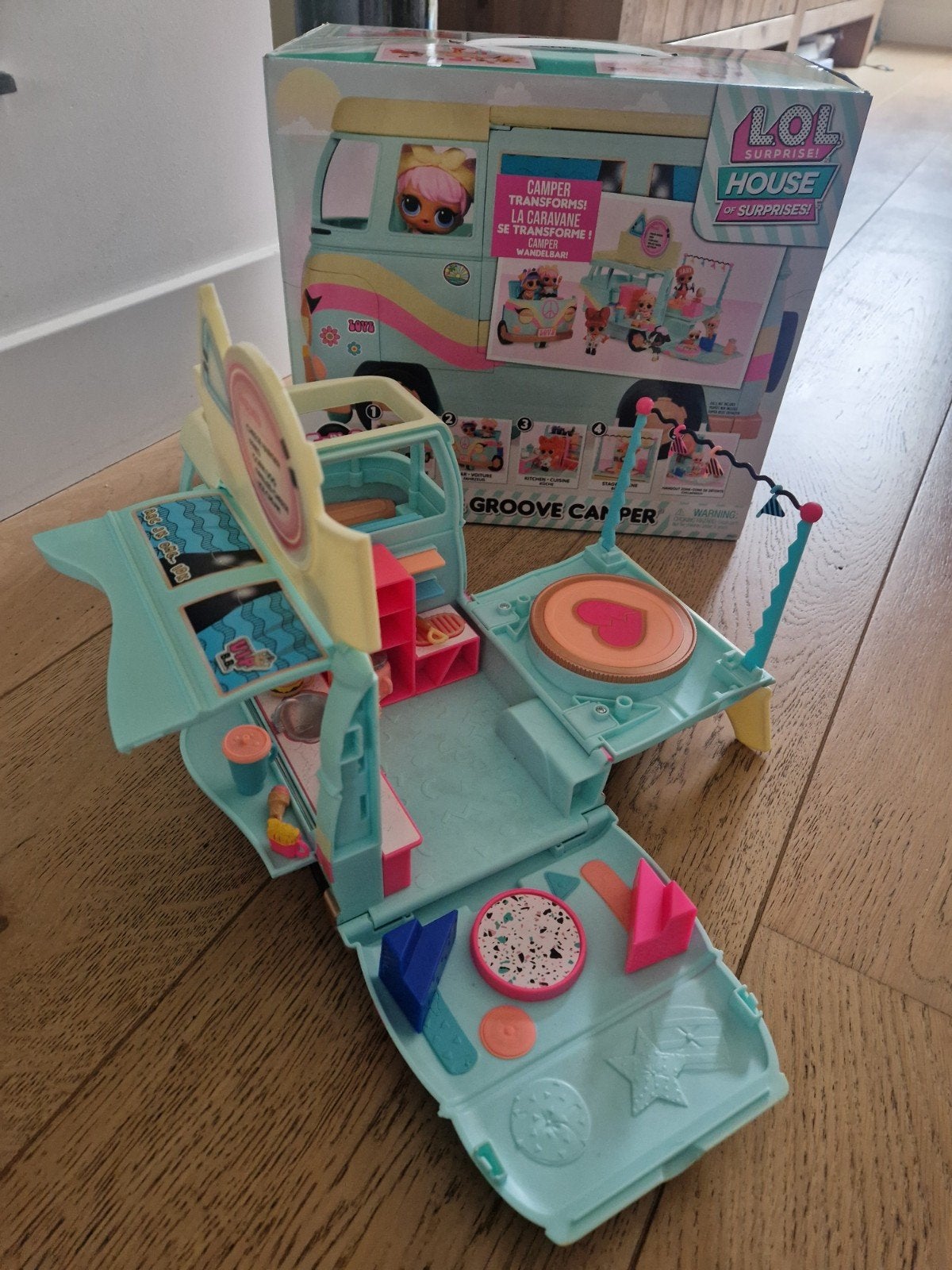 Lol surprise House Grill & Groove camper inclusief doos, Ophalen of Verzenden, Zo goed als nieuw, Meisje