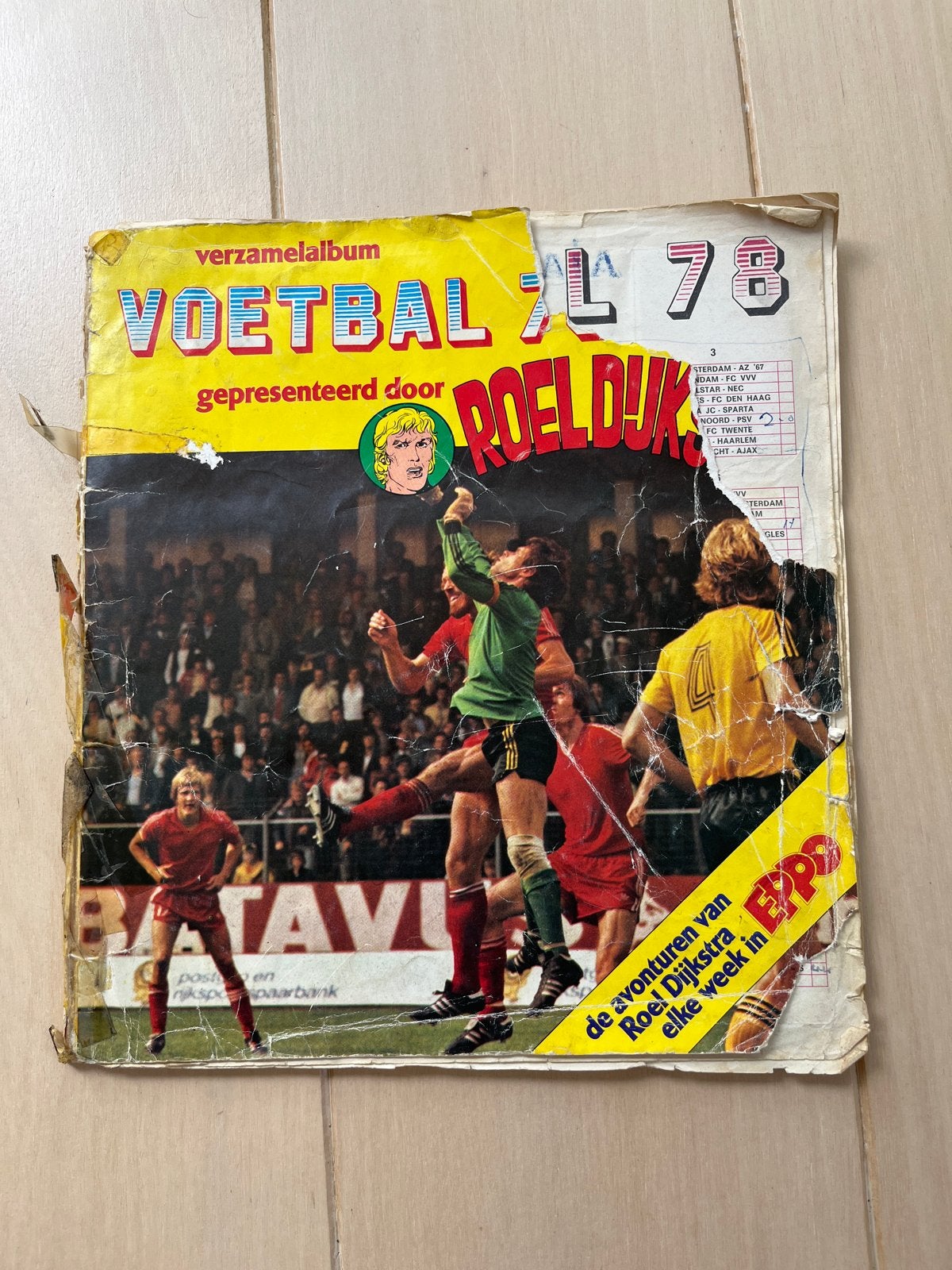 Voetbal Verzameling Album '78 - Roel Dijkstra, Verzamelen, Ophalen of Verzenden, Gebruikt, Overige binnenlandse clubs, Boek of Tijdschrift