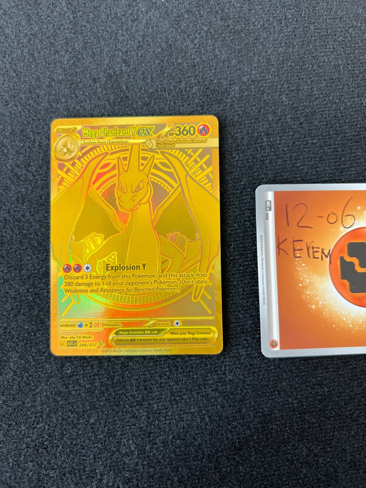Charizard Ascended Heroes Pokémon Kaart, Ophalen of Verzenden, Zo goed als nieuw, Losse kaart, Foil