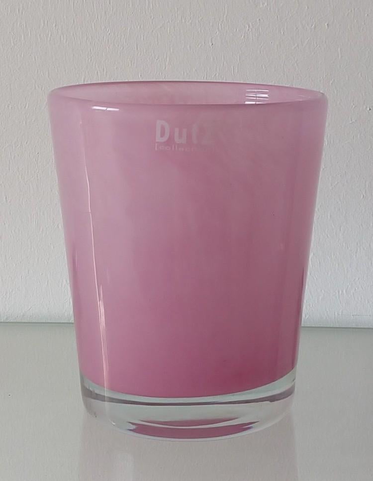 DUTZ groot windlicht, mondgeblazen Unica glas, volgnr 24, Overige materialen, Overige kleuren, Ophalen of Verzenden, Zo goed als nieuw