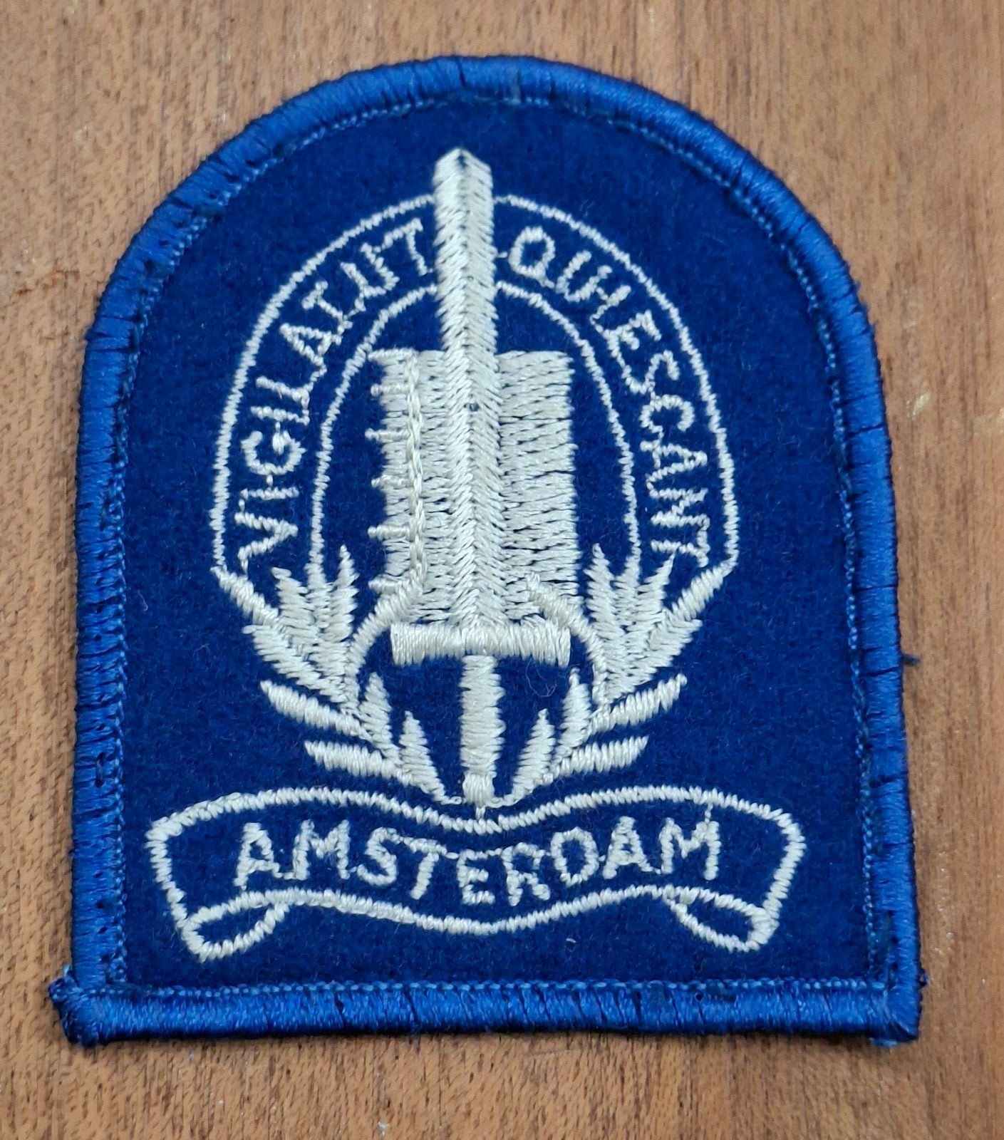 Embleem Gemeentepolitie Amsterdam, Verzamelen, Ophalen of Verzenden, Overige soorten, Nederland, Embleem of Badge