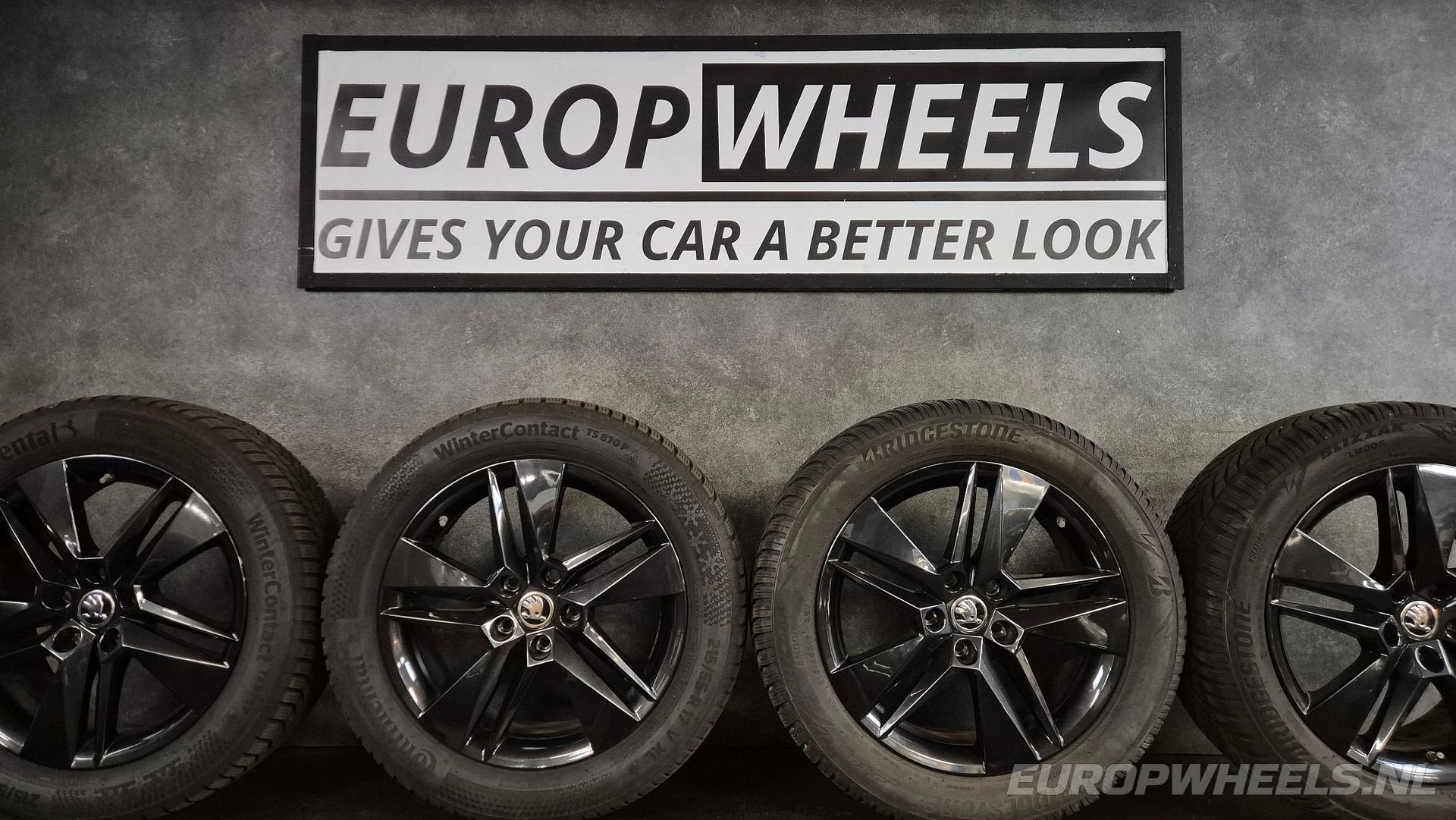 17 inch Skoda Superb 3V Passat B8 Karoq velgen winterbanden