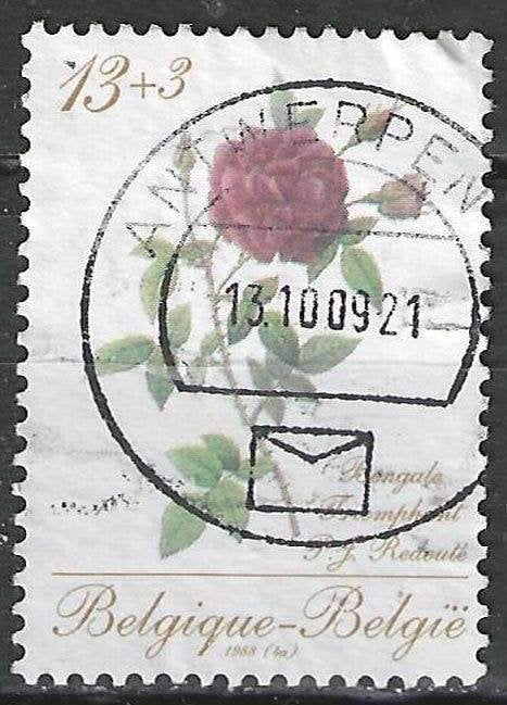 Belgie 1988 - Yvert/OBP 2280 - Rozen van Redoute (ST), Verzenden, Gestempeld