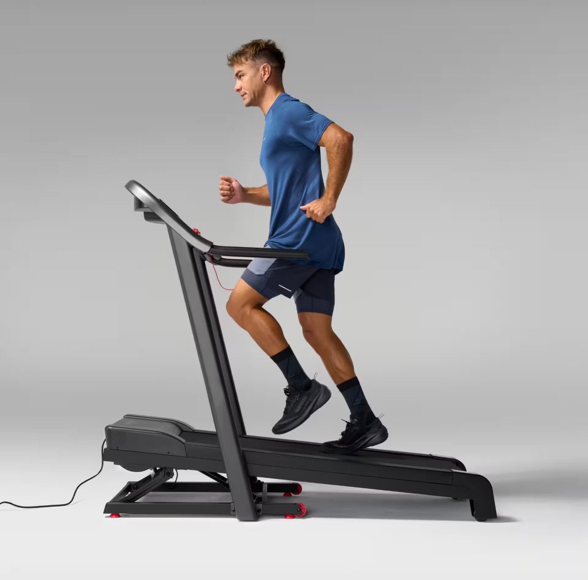 DOMYOS Loopband T520B, inclusief 10 trainingsprogramma's, Ophalen, Zo goed als nieuw, Loopband