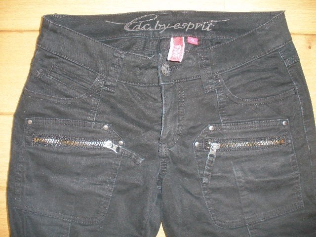 ESPRIT broek FIVE met dijbeenzakken maat 36, Kleding | Dames, Zwart, Ophalen of Verzenden, Zo goed als nieuw, Maat 36 (S)