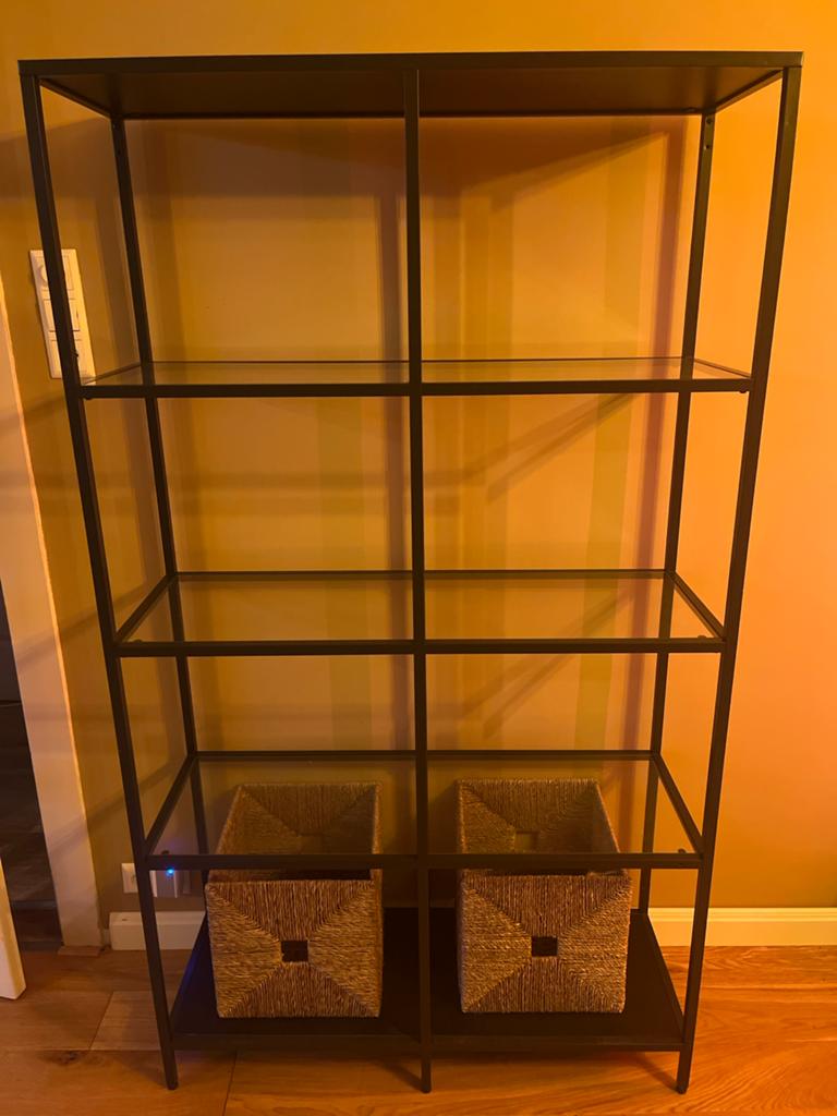 Vittsjo stelling kast IKEA, Ophalen, Met plank(en), Gebruikt, 50 tot 100 cm
