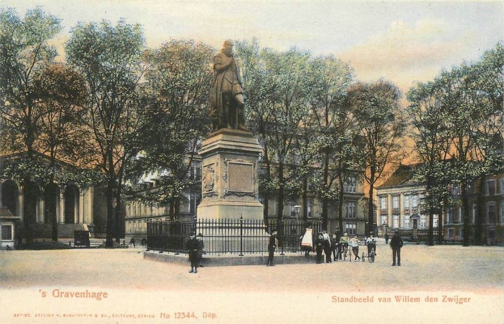 388-260-033 Den Haag Standbeeld van Willem den Zwijger, Verzenden, Voor 1920, Zuid-Holland